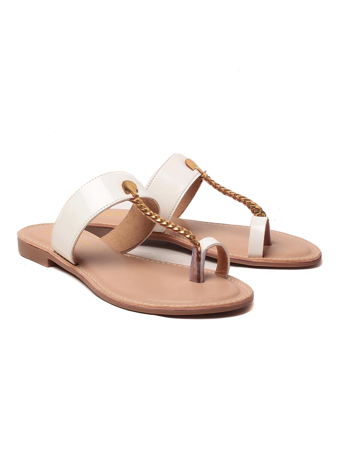 white one toe sandal - 11788323 - Zoom Image - 3