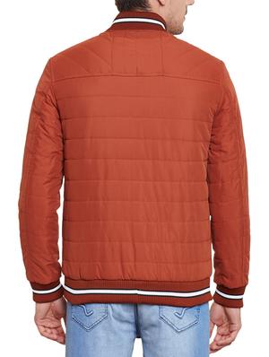 red cotton casual jacket - 11789682 - Standard Image - 3