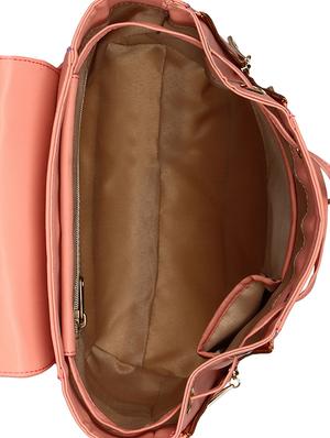 pink leatherette backpack - 11801520 - Standard Image - 3