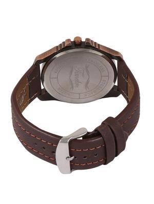 brown leather strap analog watch (TMGXBLK203) - 11809653 - Standard Image - 3
