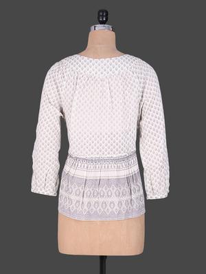 gathered detail button up top - 1184876 - Standard Image - 3