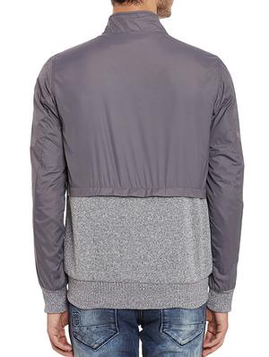 grey nylon quilted jacket - 11854096 - Standard Image - 3