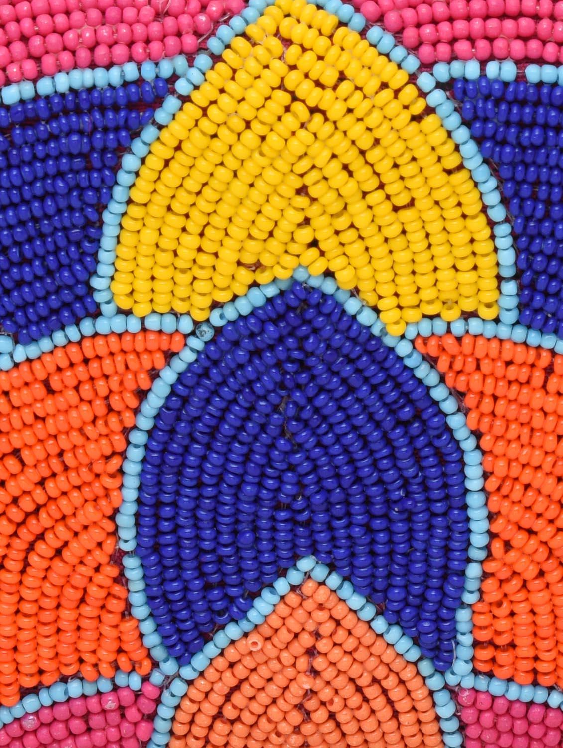 multicolored beaded box clutch - 1185987 - Zoom Image - 3