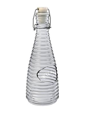 Transparent glass water bottle with ceramic lid - 1186545 - Standard Image - 3