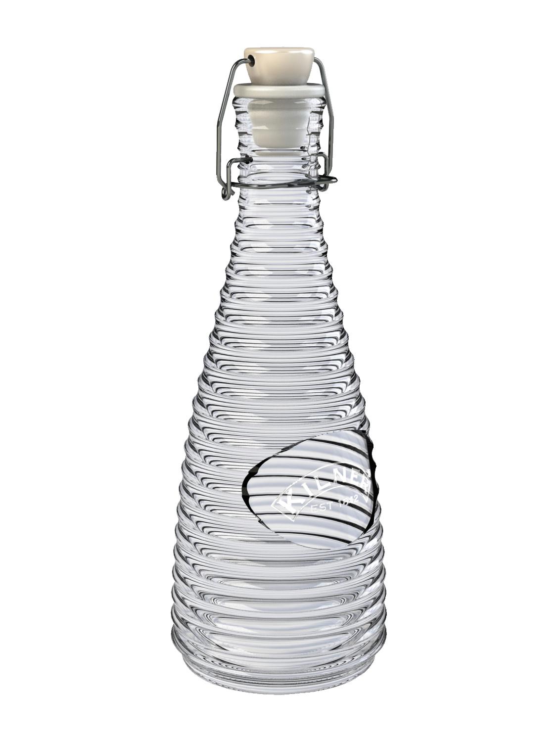 Transparent glass water bottle with ceramic lid - 1186545 - Zoom Image - 3