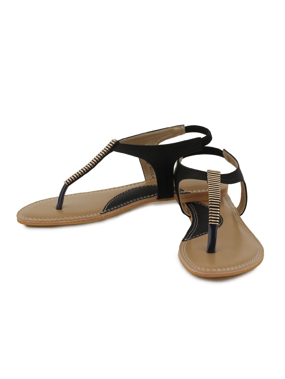 black suede back strap sandals - 11869360 - Zoom Image - 3