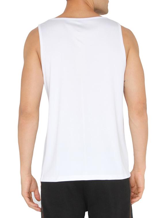white cotton t-shirt - 11900150 - Zoom Image - 3