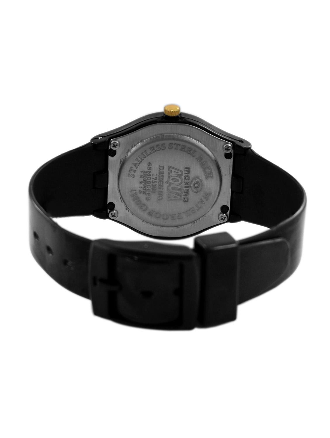 black polyester analog watch - 11904681 - Zoom Image - 3