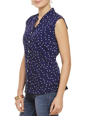 multi colored polyester regular top - 11910589 - Standard Image - 3
