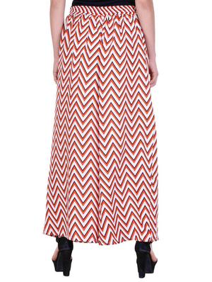 orange crepe palazzo - 11946704 - Standard Image - 3