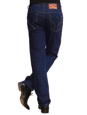 dark blue cotton plain jeans - 11947436 - Standard Image - 3