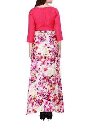 long sleeved floral maxi dress - 11949672 - Standard Image - 3