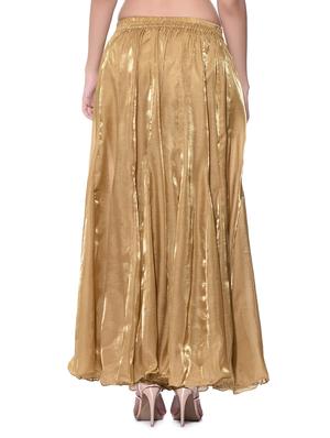 Gold Pure Silk Sharara - 11952692 - Standard Image - 3