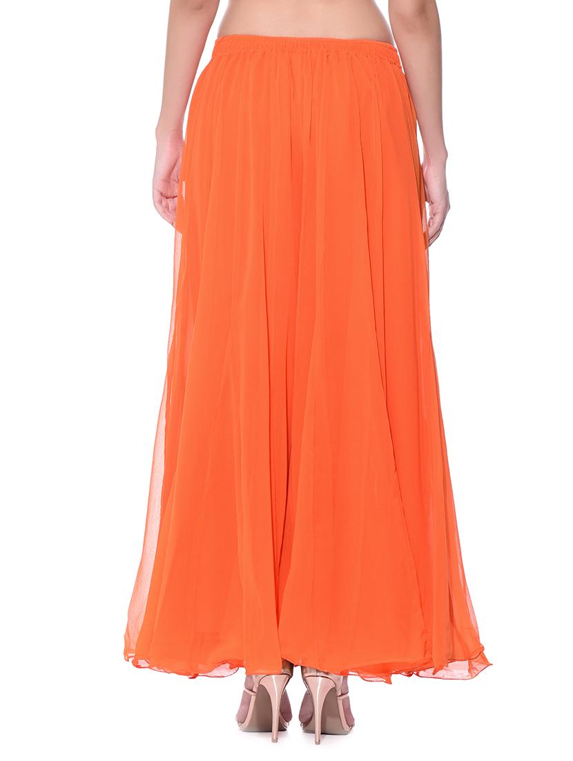 orange chiffon sharara - 11952697 - Zoom Image - 3