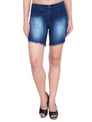 set of 3 multicolored denim shorts - 12079694 - Standard Image - 6