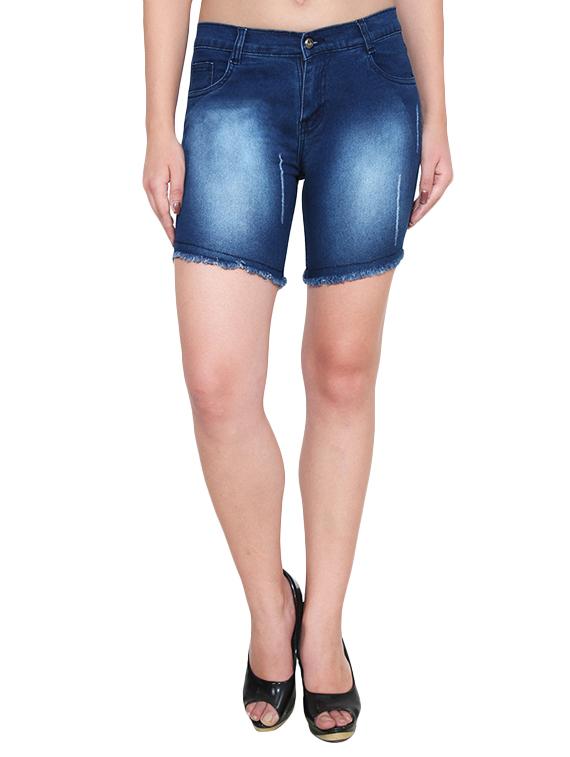 set of 3 multicolored denim shorts - 12079694 - Zoom Image - 6