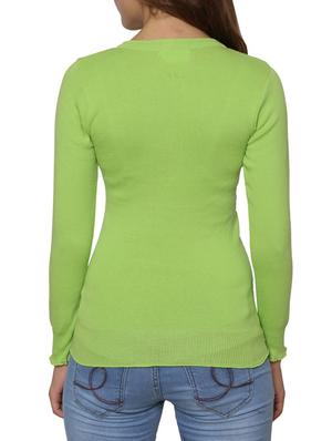 green cotton cardigan - 12082717 - Standard Image - 3