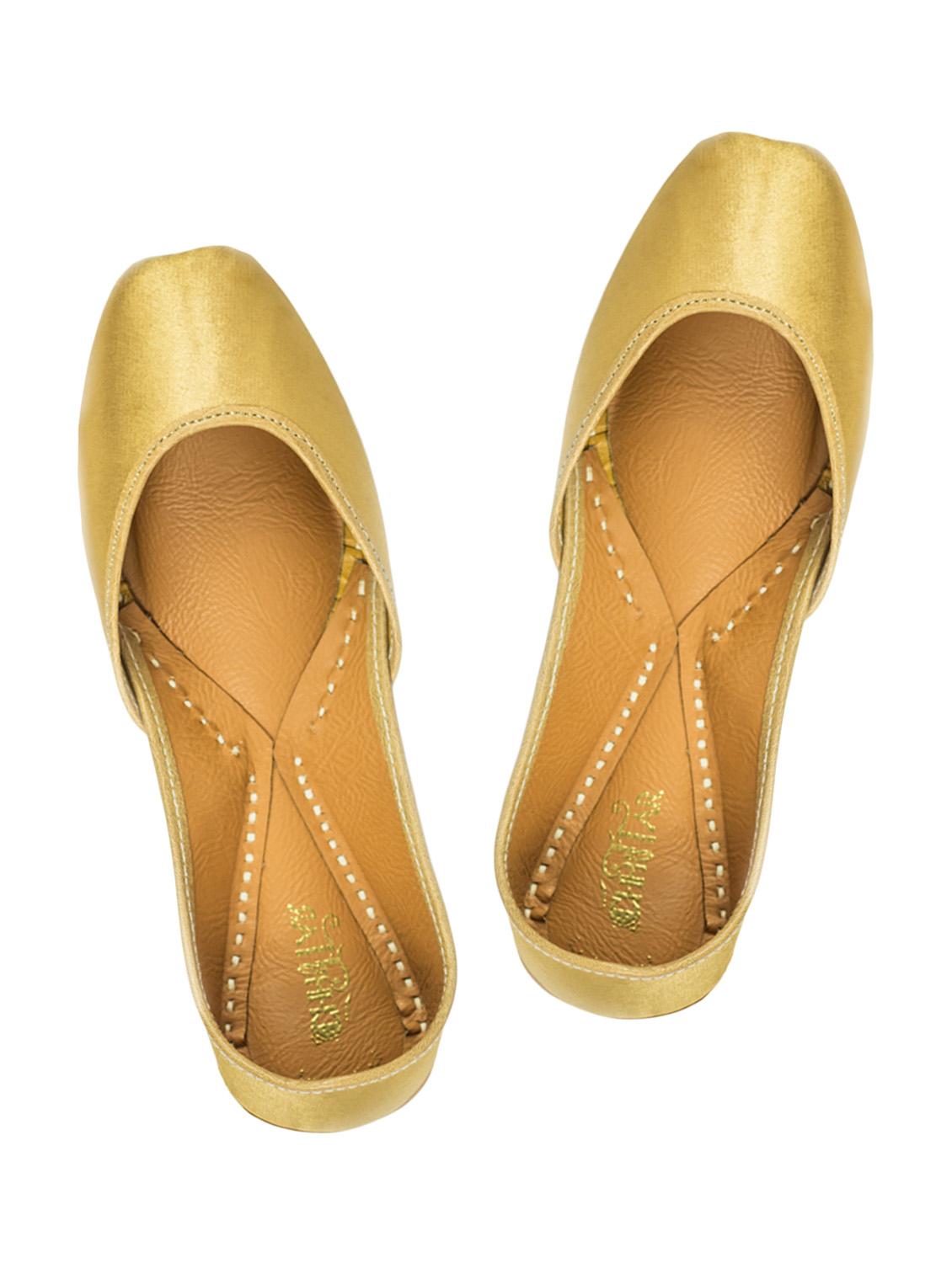 solid gold leather mojris - 12089789 - Zoom Image - 3