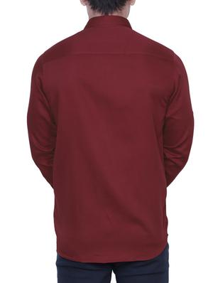 beige cotton casual shirt - 12105378 - Standard Image - 3