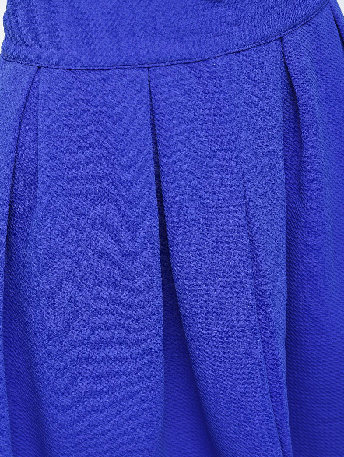 blue polyester pleated skirts - 12107537 - Zoom Image - 6