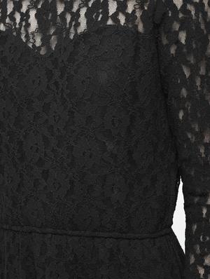floral laced flared dress - 12107549 - Standard Image - 6