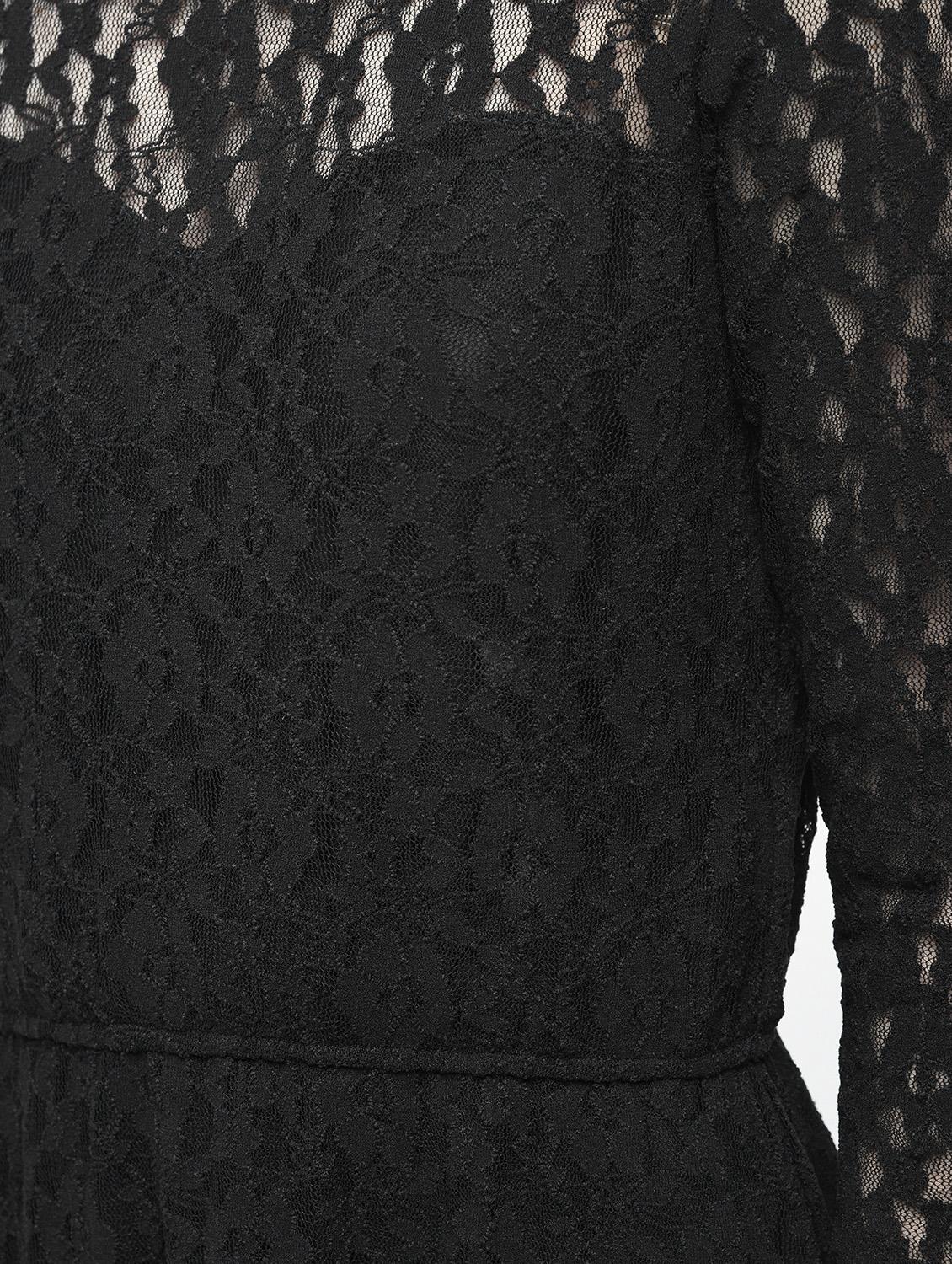floral laced flared dress - 12107549 - Zoom Image - 6