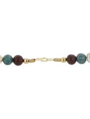 multi colored brass long necklace - 12116219 - Standard Image - 3