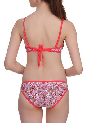 red nylon bikini - 12132437 - Standard Image - 3