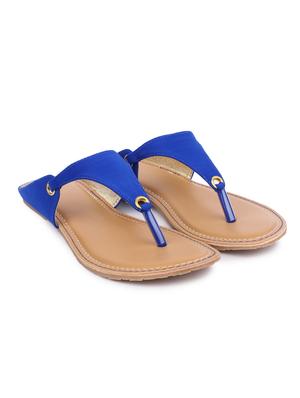 blue suede sandal - 12143877 - Standard Image - 3