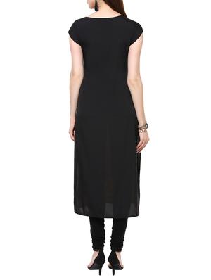 printed straight kurta - 12150585 - Standard Image - 3