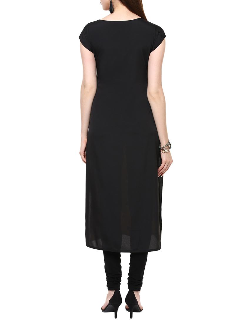printed straight kurta - 12150585 - Zoom Image - 3