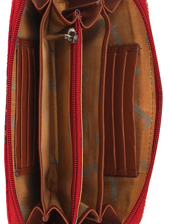red cotton wallet - 12155993 - Zoom Image - 3