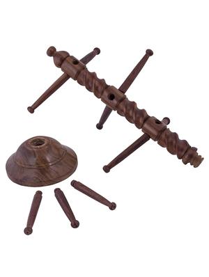 desi karigar wooden handicraft wooden bangle stand - 12163697 - Standard Image - 3