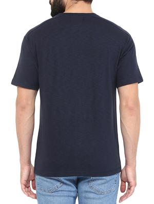 dark blue cotton tshirt - 12178166 - Standard Image - 3