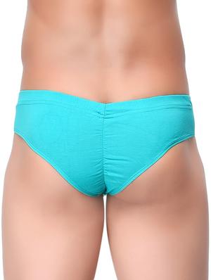 multi colored cotton blend brief - 12204920 - Standard Image - 3