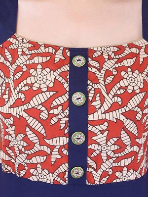 flared printed kurta - 12211878 - Standard Image - 3