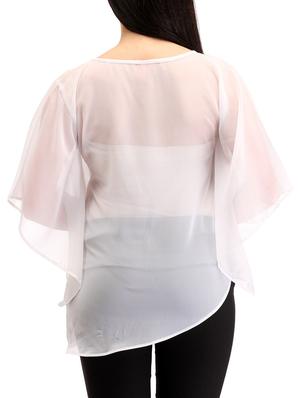 asymmetric hem sheer kaftan - 12220445 - Standard Image - 3