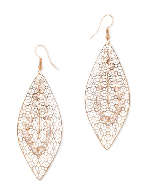 Diva Walk gold drop earrings - 12244491 - Very Small Image - 1