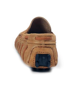 tan leather slip on loafers - 12247499 - Standard Image - 3