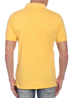 yellow chest print t-shirt - 12249214 - Standard Image - 3