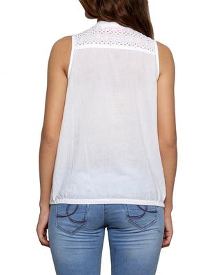 white cotton regular top - 12250479 - Standard Image - 3