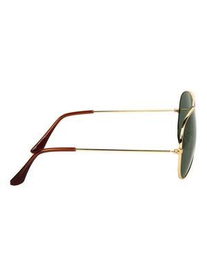 golden metal aviator men sunglass - 12259332 - Standard Image - 3