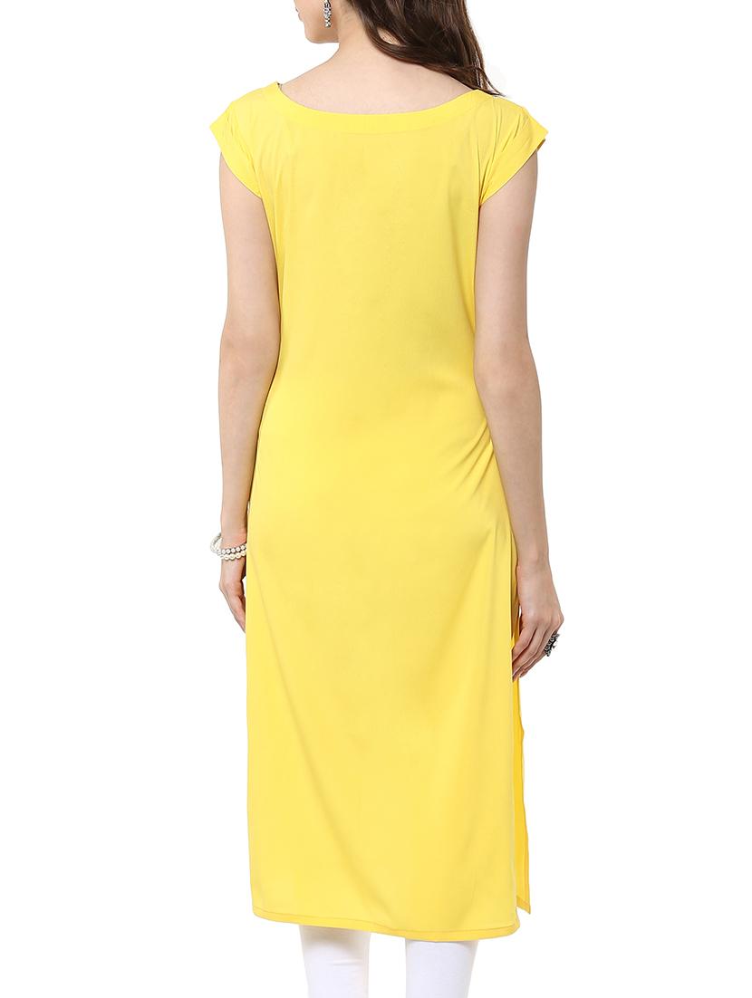printed straight kurta - 12266563 - Zoom Image - 3