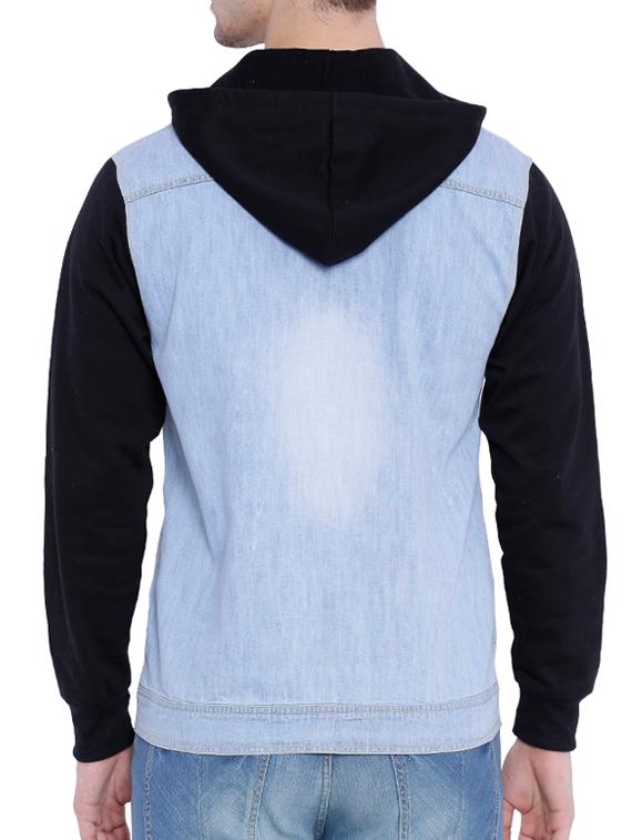 blue cotton denim jacket - 12268726 - Zoom Image - 3