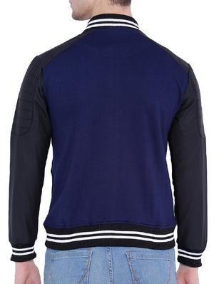 blue cotton bomber jacket - 12268738 - Standard Image - 3