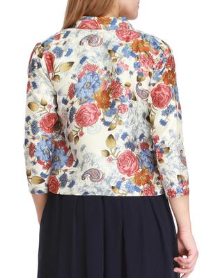 floral paisley summer jacket - 12323656 - Standard Image - 3