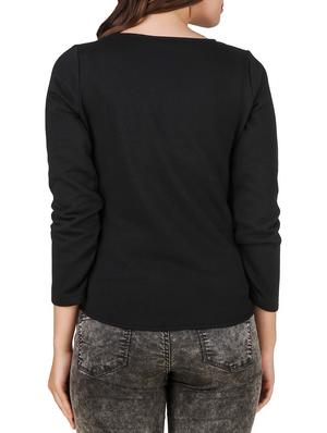 red fleece metallic pullover - 12332187 - Standard Image - 3
