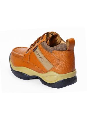 tan leather lace up boots - 12336397 - Standard Image - 3