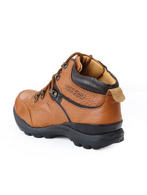 tan leather lace up boots - 12336496 - Standard Image - 3