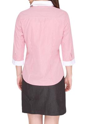 pink cotton shirt - 12377210 - Standard Image - 3